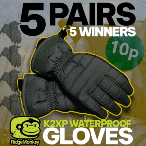 5 x RidgeMonkey APEarel Waterproof Gloves