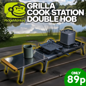 RidgeMonkey Grilla Cook Station Double Hob