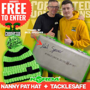 FREE TO ENTER - Korda Tackle Safe (Signed) + Korda Nanny Pat Hat
