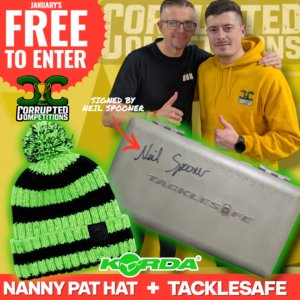 FREE TO ENTER - Korda Tackle Safe (Signed) + Korda Nanny Pat Hat