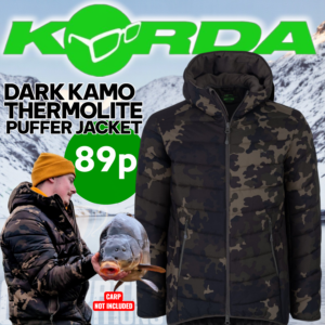 Korda Thermolite Puffer Jacket - Dark Kamo