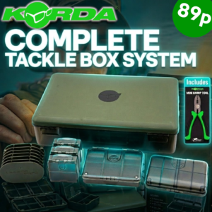 Korda Complete Tackle Box Bundle