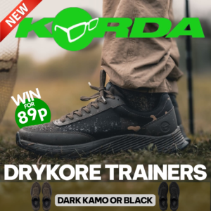 NEW Korda Drykore Trainers - Dark Kamo OR Black