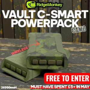 FREE TO ENTER - Ridgemonkey - Vault C-Smart Powerpack 26950mAh Wireless
