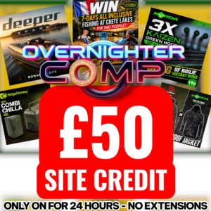 £50 SITE CREDIT - OVERNIGHTER COMP