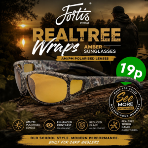 Fortis Wrap RealTree Amber AMPM Polarized Sunglasses