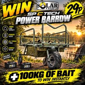 Solar SP C-Tech Power Barrow + 100KG OF BAIT TO WIN INSTANTLY!